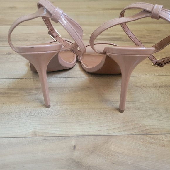 Asos Design Neva Barely There Heeled Sandals Nude Size 10 - Picture 6 of 10